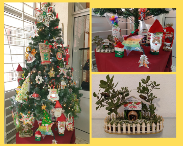 Uma árvore de Natal e um presépio num ano diferente...