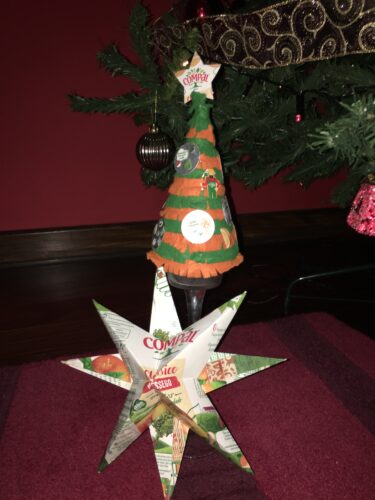 Árvore e estrela de Natal
